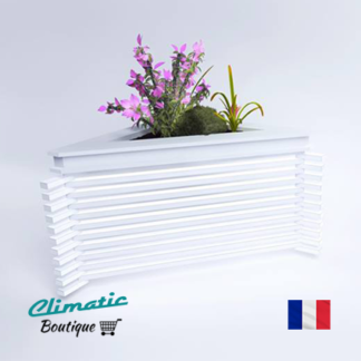 cache climatisation avec bac à fleur