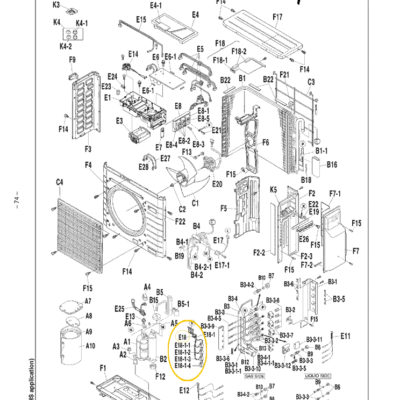 DAIKIN BOBINES DE DETENDEUR POUR MACHINE 4MXS68BVMB9